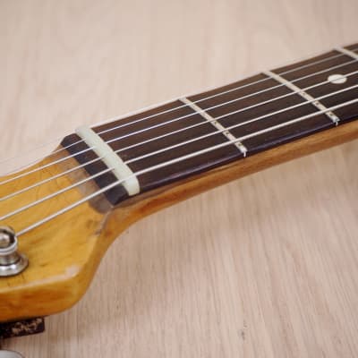 1963 Fender Stratocaster Vintage Pre-CBS Electric Guitar Shoreline Gold w/ Blonde Case, Hangtag image 5