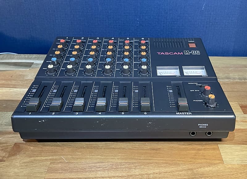 TASCAM M-06 80s 6 Channel All Stereo Mixer Very Rare | Reverb UK