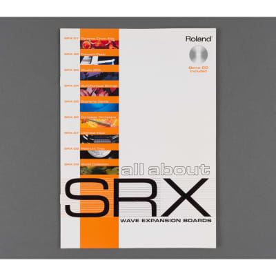 Roland All About SRX Wave Expansion Boards Promotional Booklet