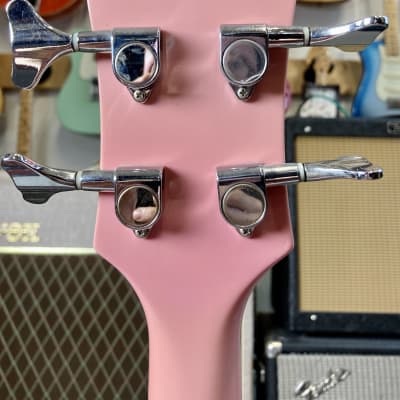 Burny BRB 2008 short scale 32” Shell pink Rickenbacker style image 8