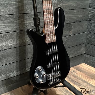 Warwick Rockbass Streamer LX Left Handed 5-String Black Electric Bass Guitar image 2