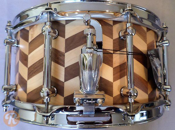 Gretsch 6.5x14 Gold Series Zig Zag Stave Snare image 2