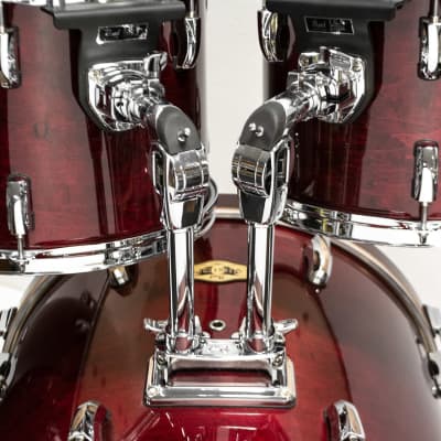 Pearl Vision SST Maple 12/13/16/18/22/14 Red Lacquer Drum Set image 14