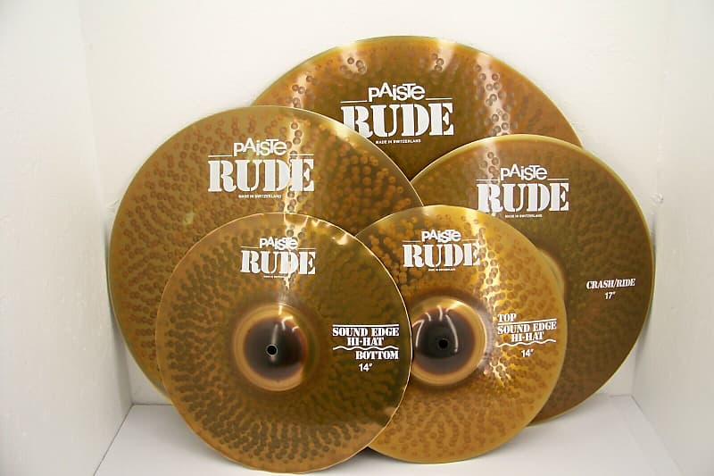 Paiste RUDE 5 Piece Cymbal Set/New With Warranty/RARE Sizes!/Model # 112BS17 image 1