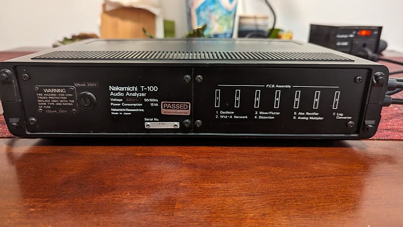 Nakamichi t-100 Audio Analyzer for tape decks Cassette and