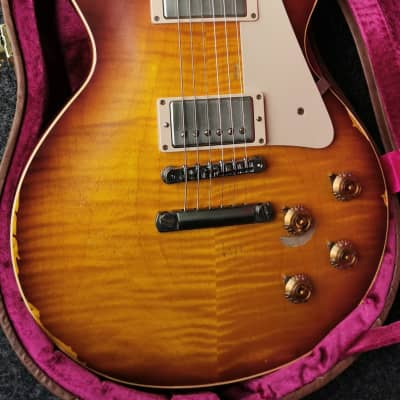 Gibson Custom Shop Joe Perry 1959 Les Paul (Signed, Aged) 2013 - Faded Tobacco Burst for sale