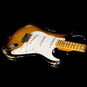 Fender  Custom Shop 1956 Stratocaster Heavy Relic 2013 Sunburst image 3