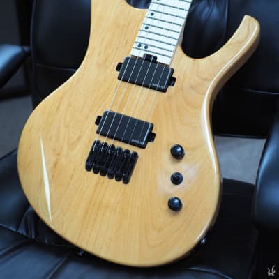 Halo Wide Neck Guitar (48.5mm), Octavia 6 String Electric, EMG Pickups - Natural image 3