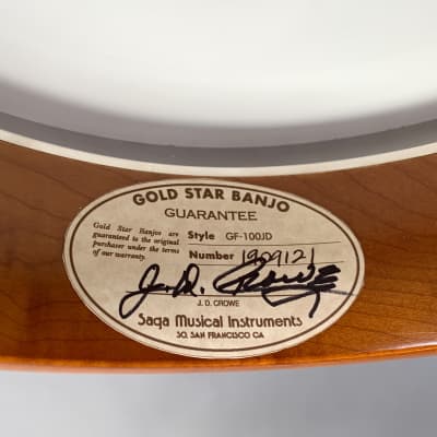 Gold Star GF-100JD Mastertone-style Banjo image 21