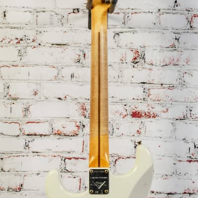 Fender - B2 Custom Shop Limited Edition Fat '50s - Stratocaster Electric Guitar - Relic - Aged India Ivory - IIV - w/ Hardshell Tweed Case - x1332 (USED) image 2