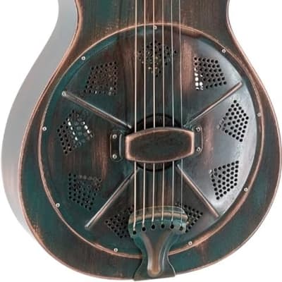 Recording King 6 String Resonator Guitar, Right, Vintage Green (RM-993-VG) image 1