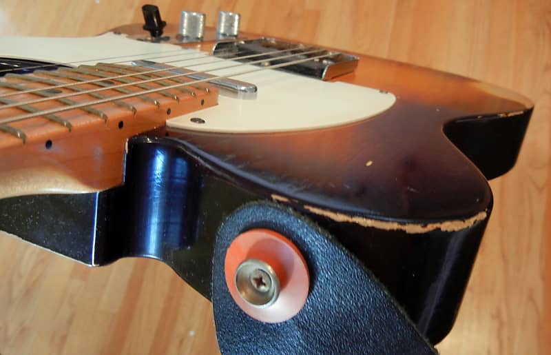 Burnt ORANGE Rubber Guitar Strap Locks - Our Original Color!