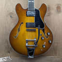 Eastman T486B-GB Semi-Hollow Body Electric Guitar Gold Burst with Bigsby w/HSC