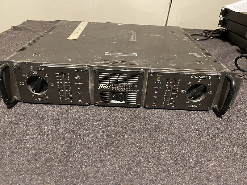 Peavey USA DECA/724 Digital Professional Stereo Power Amplifier One Line  Fault 