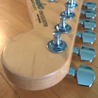 Genuine Fender Stratocaster Neck -- 2007; MIM; Solid One-Piece Maple; w/ Original Fender Logo Tuners, Bone Nut & String Tree image 6