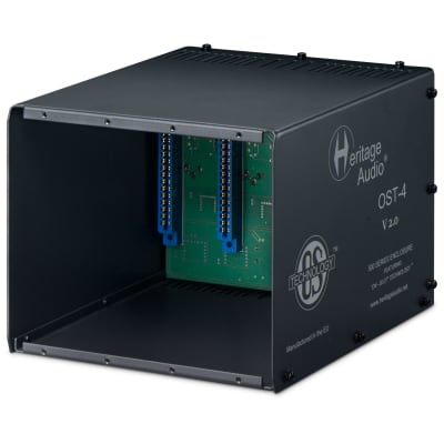 Heritage Audio OST-4 V2.0 4-Slot 500 Series Module Rack with OS Tech image 1