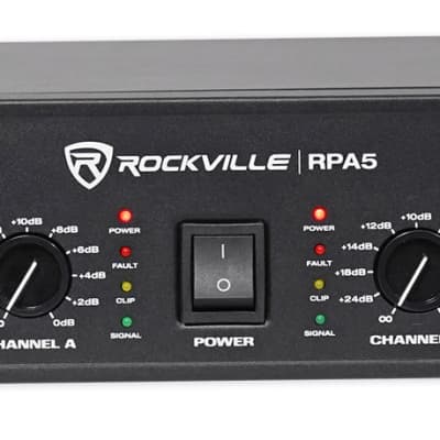 2) Rockville SPG84 8“ 800W 4 Ohm PA Speakers ABS Cabinet+RPA4 1000w Amplifier image 5