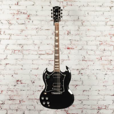 Gibson SG Standard (Left-handed) Electric Guitar, Ebony image 2