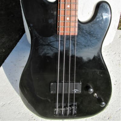 Arbor P Bass Copy, 1987, Korea, Coil Tap, 34" Scale,  Black image 3