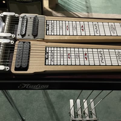 Hudson Double Neck Pedal Steel 8 str. each neck, open E and C6 Fender style and sound image 7