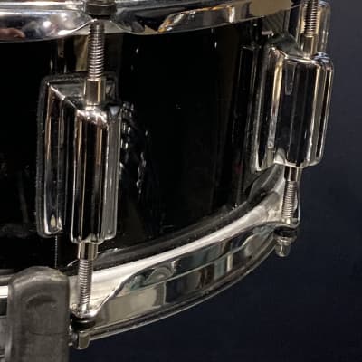 Rogers Dyna-Sonic, 14x5" Maple/Poplar Shell Snare Drum 2020s - Black Lacquer image 5