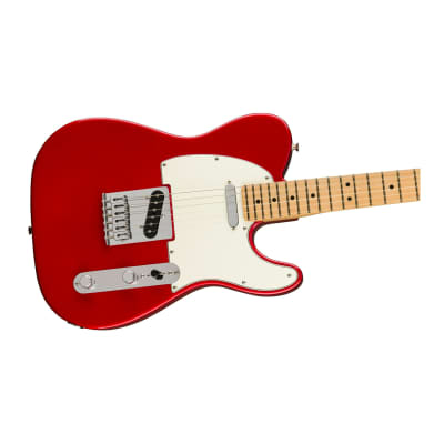 Fender Player Telecaster 6-String Hand-Shaped Alder Body 22-Fret C-Shaped Neck Electric Guitar with Maple Fingerboard (Right-Handed, Candy Apple Red) image 3