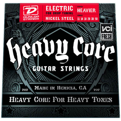 Dunlop DHCN1150 Heavier Core-6/Set Electric Strings for sale