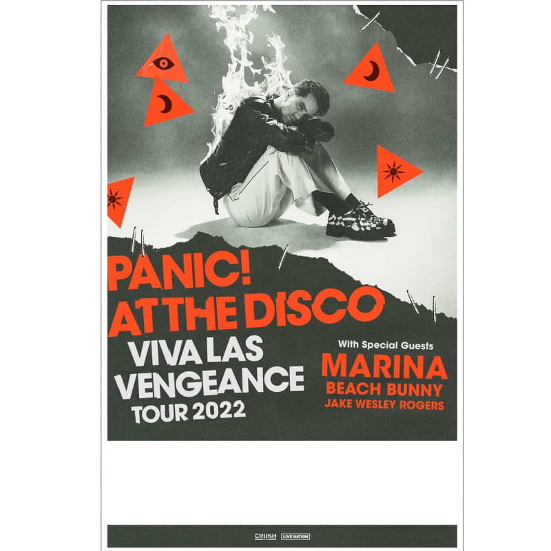 Set It Off - Midnight Ltd Ed RARE Tour Poster! My Chemical Romance Panic At  The Disco All Time Low