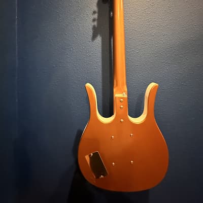 Jerry Jones Longhorn 1988-1990 Electric Guitar Bass - Beautiful Burnt Orange image 18