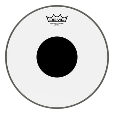Remo Controlled Sound 13" Clear Black Dot Drumhead image 1