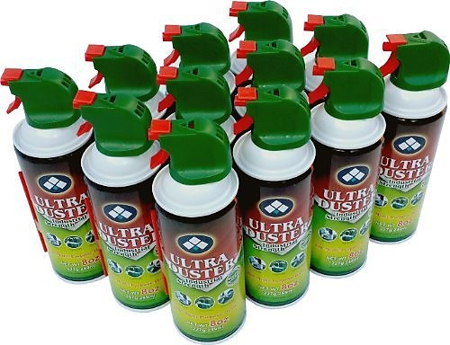 Case Of 12, Ultra Duster - Multi-Purpose Canned Air