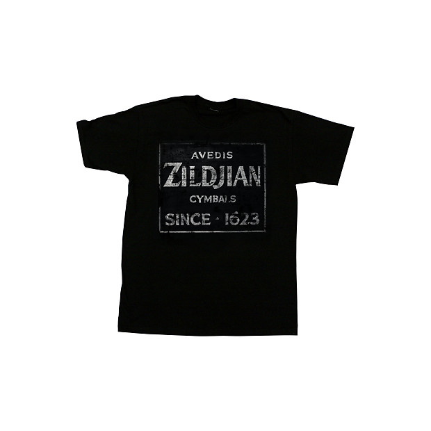 Zildjian T4673 Quincy Vintage Sign T-Shirt - Large image 1