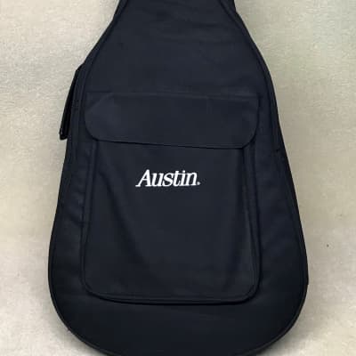 Austin Acoustic AU3415BEAUTIFUL Guitar NICE!! With Heavy SOFT BAG! image 5
