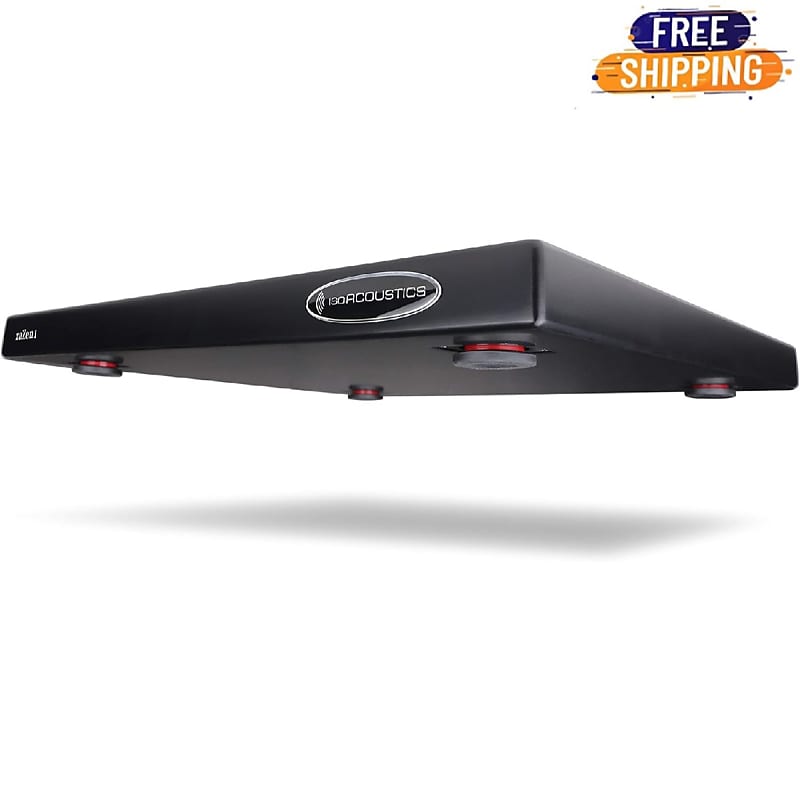 ISOAcoustics zaZen I Isolation Platform for Supporting Turntables Tube Amps and other Sensitive Audio Equipment 17&quot; W x 15&quot; D (25 lbs Max)  			