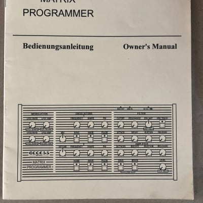 Access Matrix Programmer for Oberheim Matrix 1000 / 6 / 6R image 6