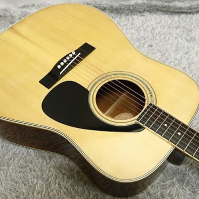 Vintage 1980's made YAMAHA FG-200D Orange Label Acoustic Guitar Made in Japan image 2