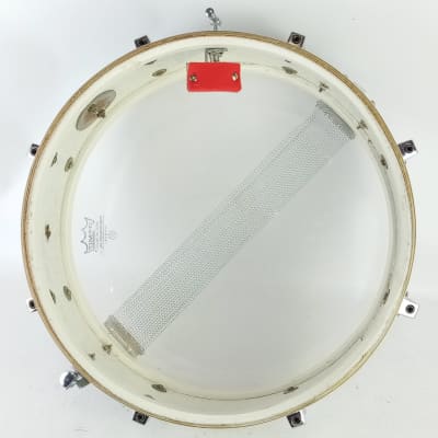 Ludwig 5x14"Jazz Festival Pre-Serial White Marine Pearl Snare Drum 60s WMP Fest image 12