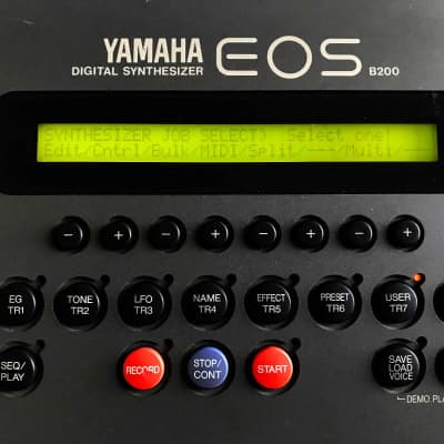1988 Yamaha EOS B200 Vintage FM Digital Synthesizer Keyboard + Yamaha Hard Case Japan 100V YS200 DX11 TQ5 image 4