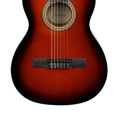 Valencia VC263CSB Series 260 Sitka Spruce Top 3/4 Size Jabon Neck 6-String Classical Acoustic Guitar image 3