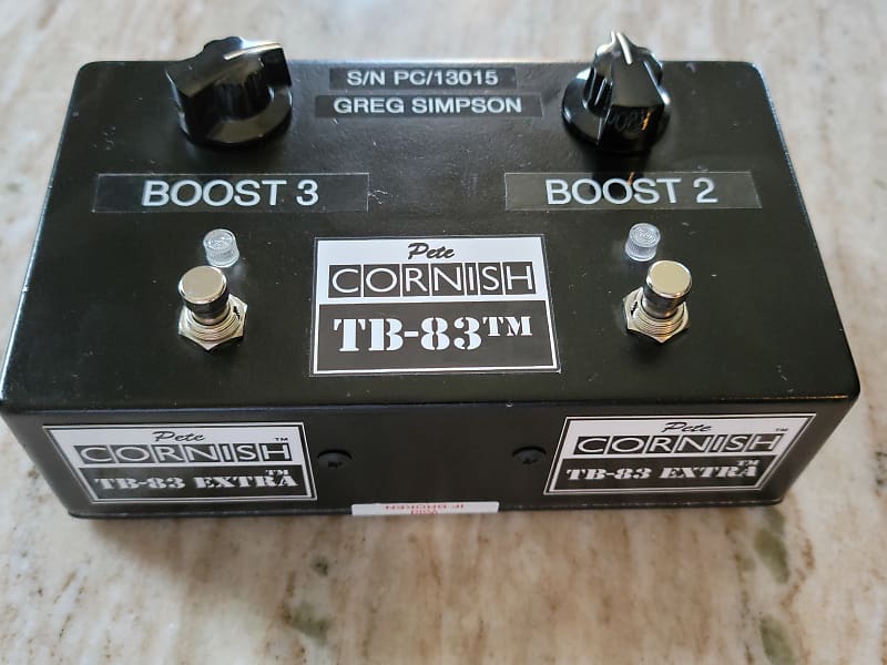 Pete Cornish TB-83TM Treble Booster ギター Pete Cornish TB-83