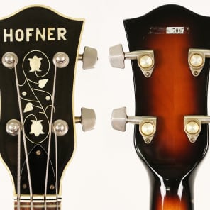 1967 Hofner 500/8BZ Hollowbody Fuzz Bass Guitar - 100% All Original, Absolutely Amazing Bass! image 14