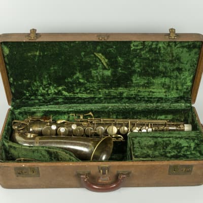Vintage ~1949-1950 Buescher Big-B Aristocrat Alto Saxophone image 18