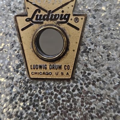 Ludwig Club Date 60's era in Silver Sparkle image 5