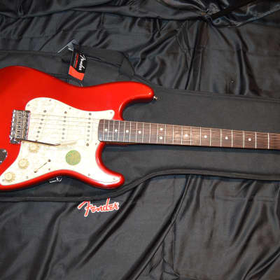 Fender Powerhouse Deluxe Stratocaster Candy Apple Red Low Noise Booster Wired for sale