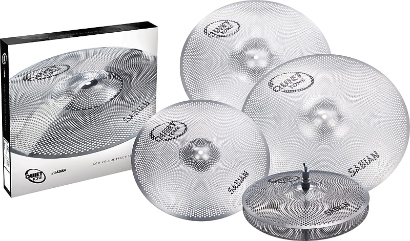 SABIAN Quiet Tone Practice Cymbals Set Qtpc504 QTPC504 image 1
