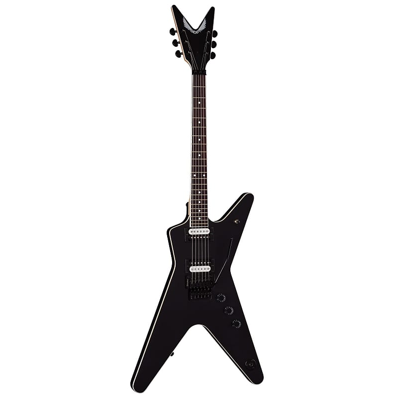 Dean ML X Floyd Rose Electric Guitar, Black Satin, Hard Case
