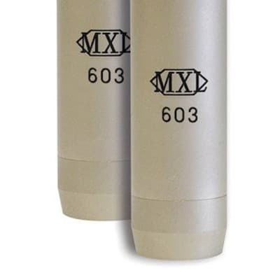 MXL Instrument Microphones with Shock Mounts & Deluxe Carrying Case - 603S Pair image 1