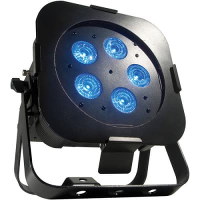 American DJ WiFly Par QA5 Rechargeable Compact Wash Fixture w/ WiFLY Transceiver image 1