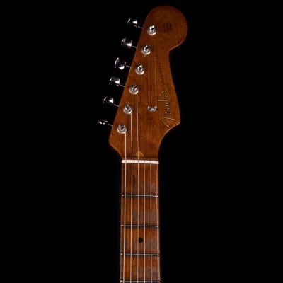 Fender Custom Shop 1956 Stratocaster Roasted 3A Birdseye Neck Relic 2-Tone Sunburst image 7