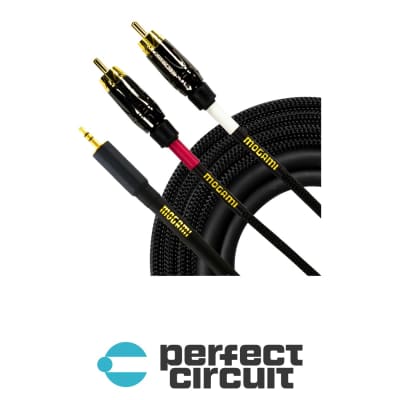 Mogami Gold 3.5 2 RCA 03 3.5mm to Dual RCA Cable - 3FT